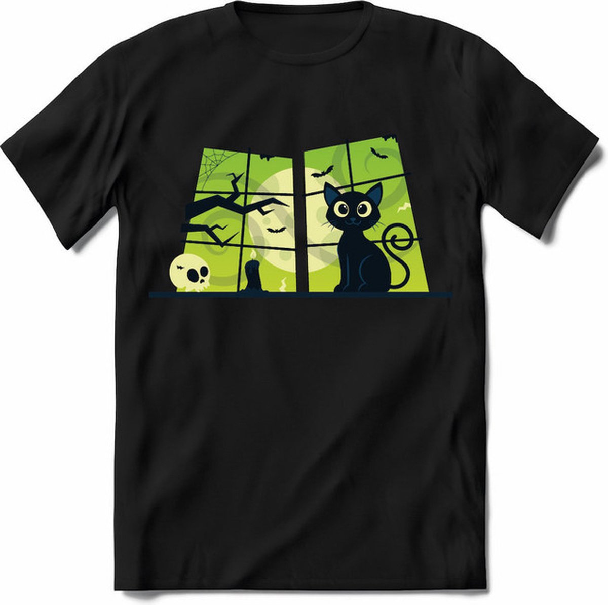 Halloween T-Shirt | Horror  Kleding Heren / Dames | Weerwolf , Monster , Vleermuis en Pompoen  Shirt |